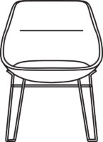 Chair Low, sledge base 538-83