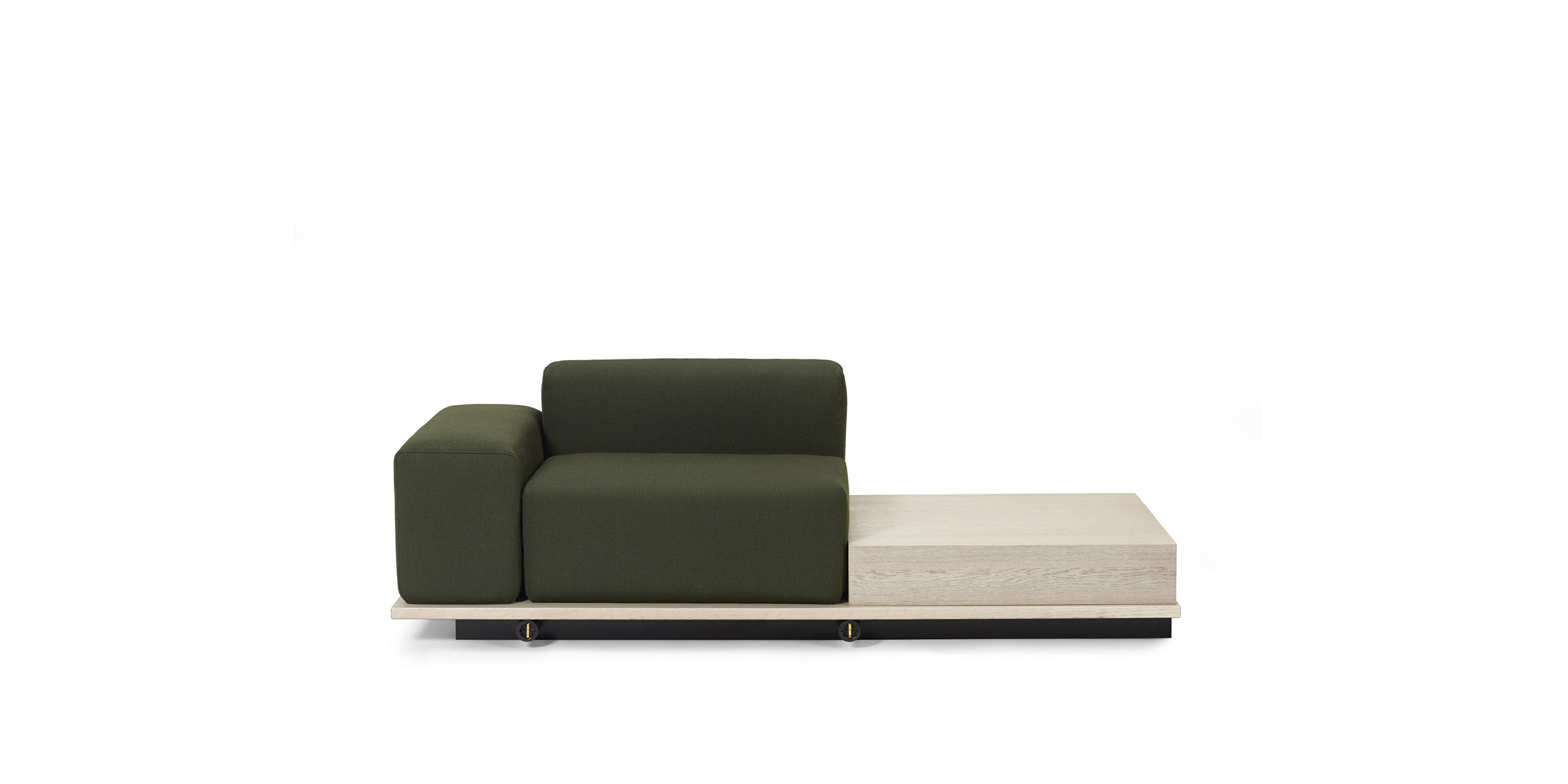 Meet, Armrest/1-seater/table by Fattorini+Rizzini+Partners