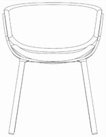 Chair, 4 legs