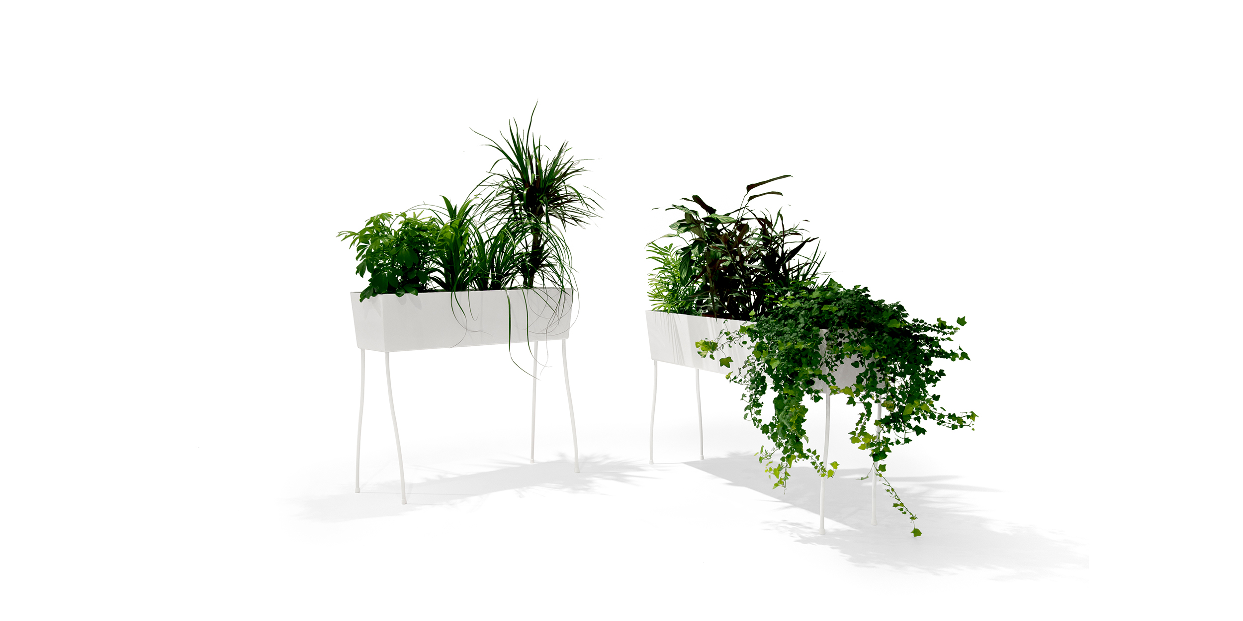 Green Pedestals by Front